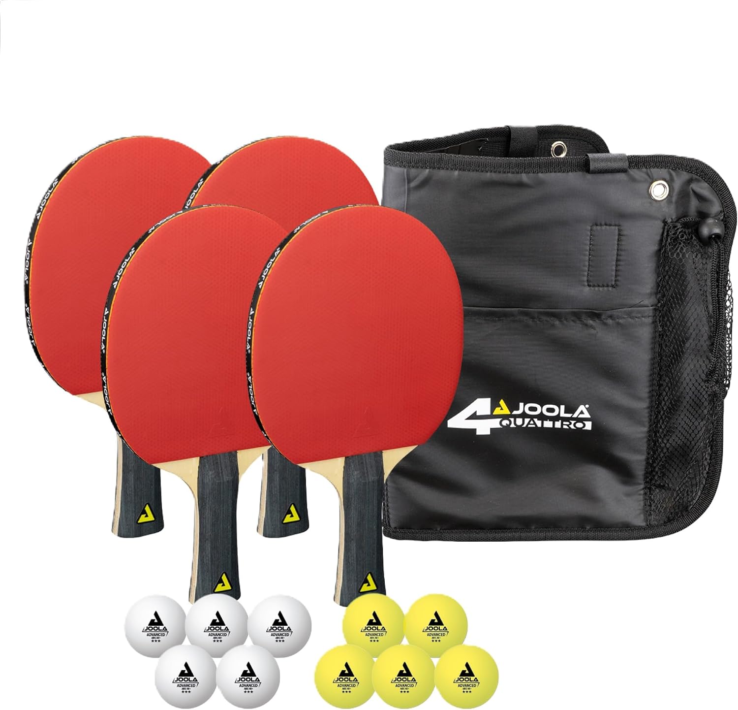 Table Tennis Reference - مجموعة تنس الطاولة بأربع مضارب مع