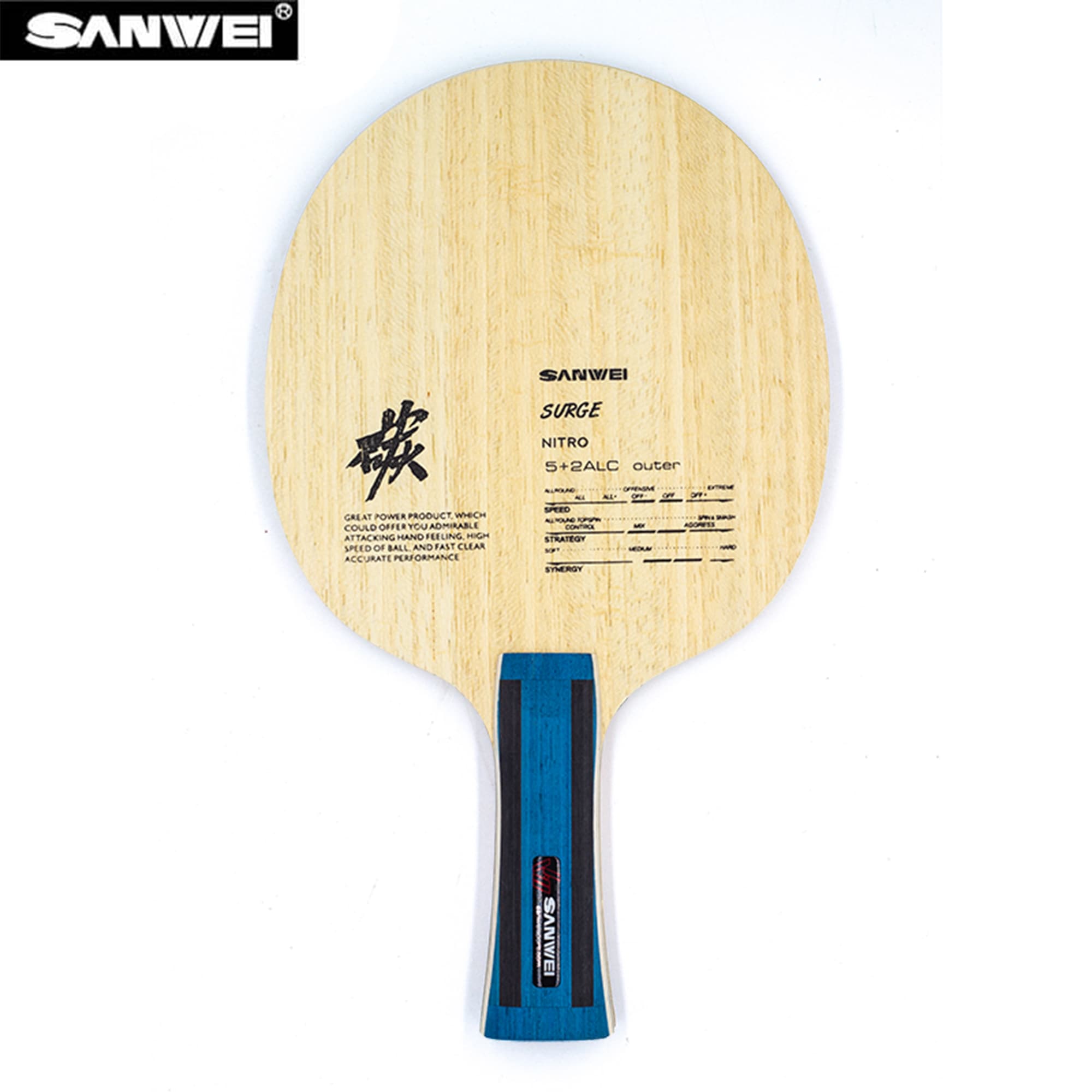 Table Tennis Yasaka - سانوي نيترو ALC شفرة تنس الطاولة