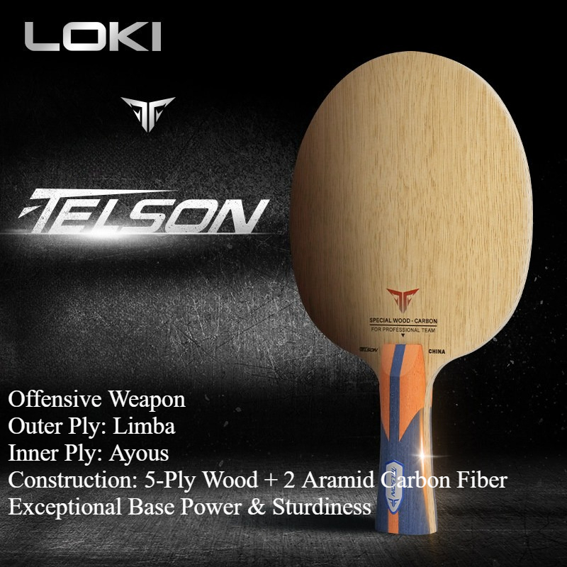 مضارب تنس الطاولة LOKI TELSON، - مراجعة Table Tennis Yasaka وسعره