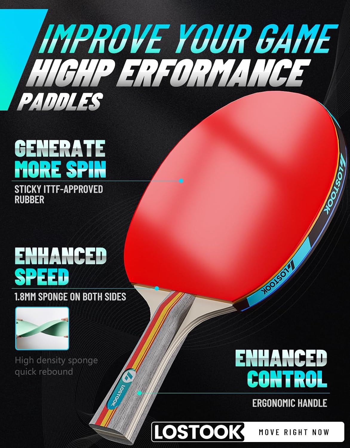 مجموعة تنس الطاولة الاحترافية: - مراجعة Table Tennis Reference وسعره