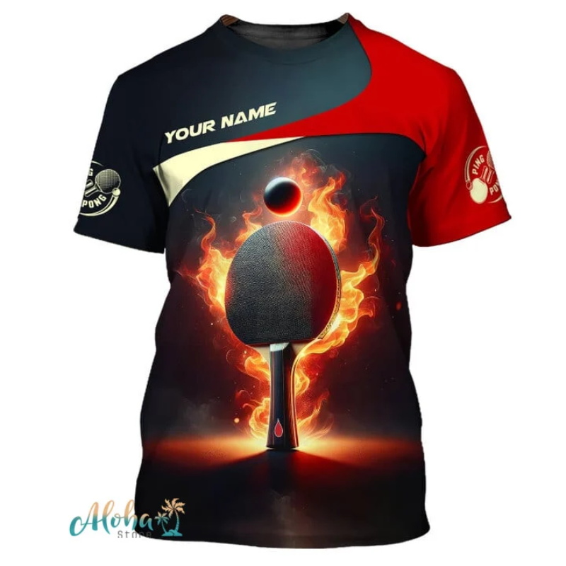 Full Print Ping Pong Tshirts F - مراجعة Table Tennis Daily وسعره