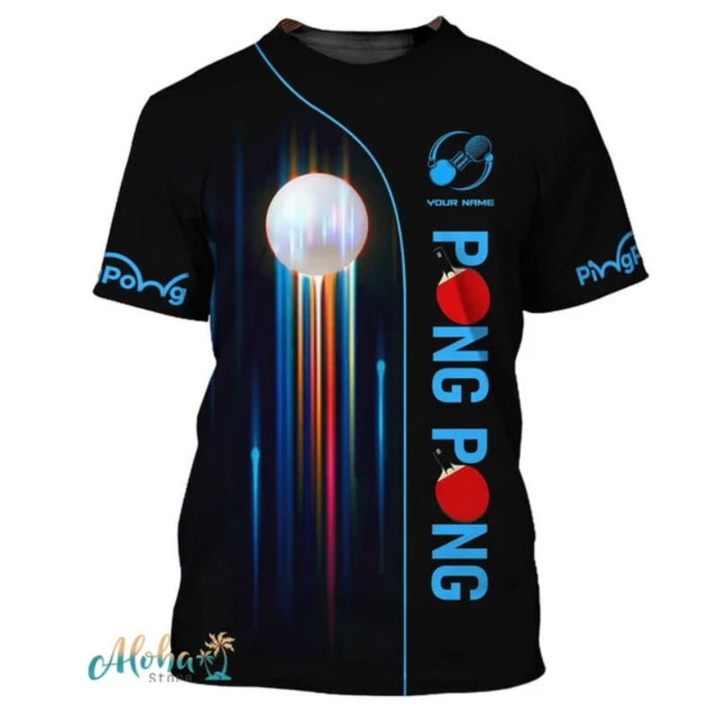 Full Print Ping Pong Tshirts F - مراجعة Table Tennis Daily وسعره